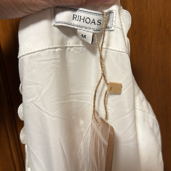 RIHOAS White Button Down Lapel Sundress - Picture 5 of 9